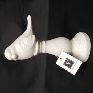 Young's NWT Ivory Ceramic Bird On Pedestal